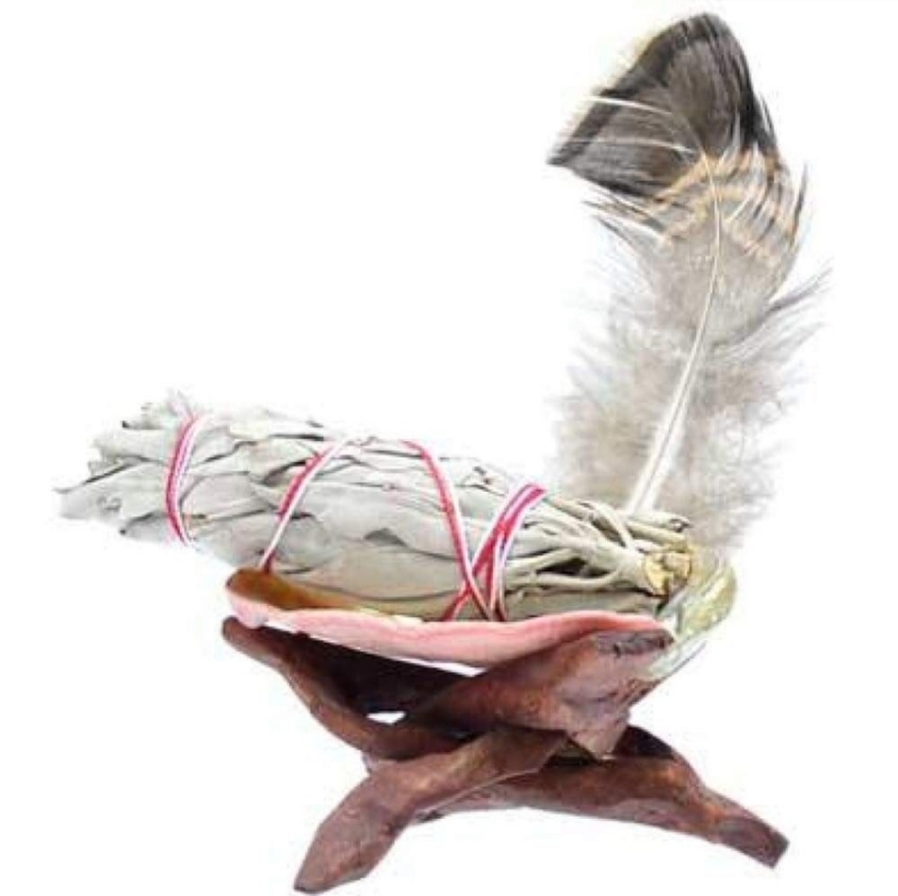 Mini white sage smudging kit